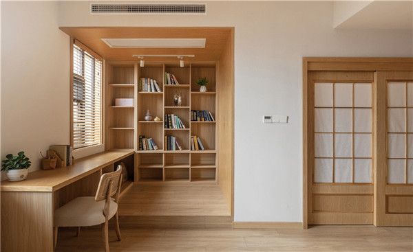 146㎡原木简约风大宅灰、木、白的搭配好文艺！(图1)