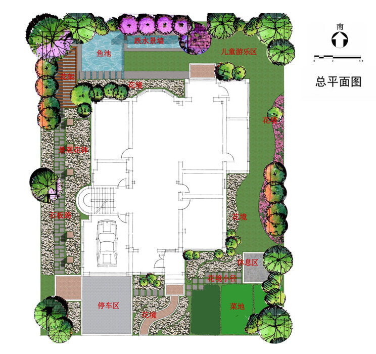 庭院景观平面图CAD(图1)
